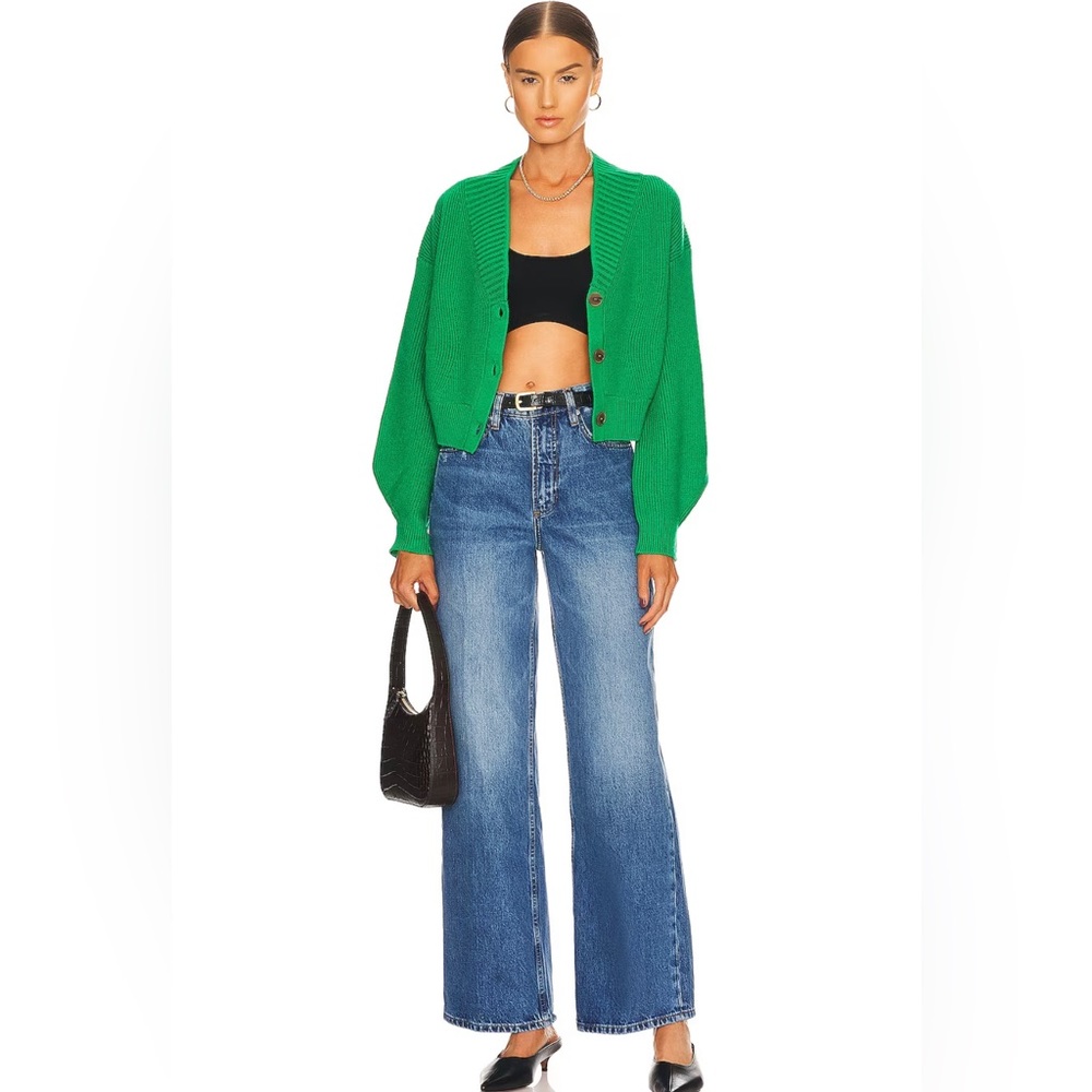 Frame High'N'Tight Wide Leg in Stearnlee